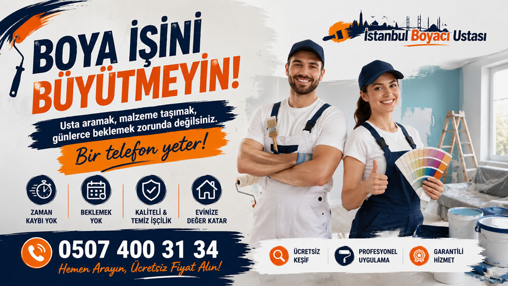 İstanbul Boyacı Ustası İletişim